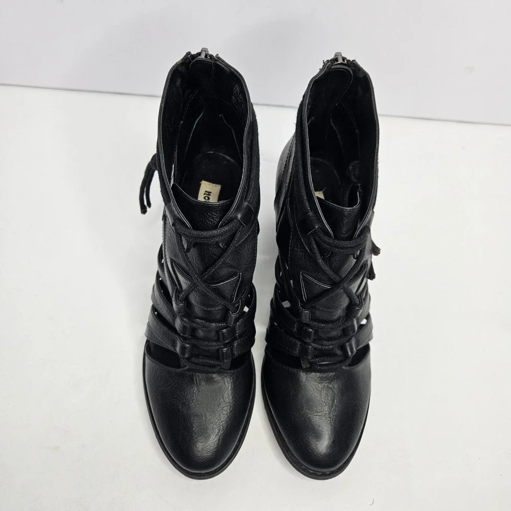 Hot Rated Shoes Black Size 7‎ Heel 2 1/4